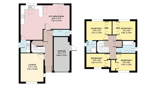 Floor plans professionally produced